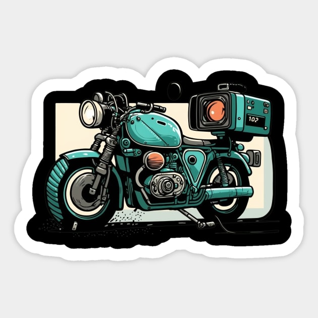 Future of Scrambler Sticker by vamarik